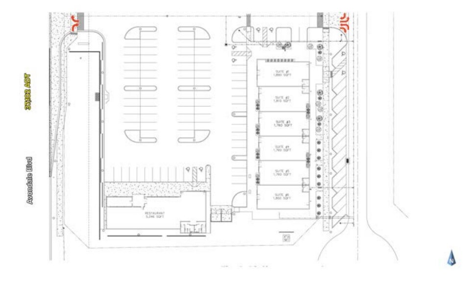 625 N Avondale Blvd, Avondale, AZ à louer - Plan de site – Image 2 sur 2