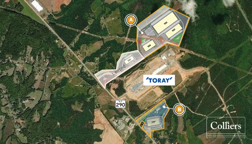 Moore Duncan Hwy, Moore, SC à vendre - Aérien – Image 2 sur 2