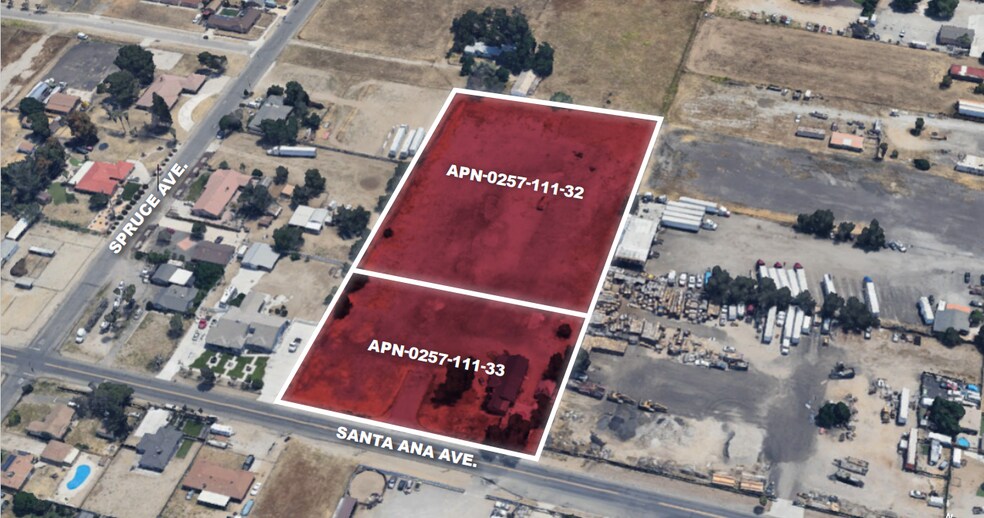 19009 Santa Ana & 10968 Sprice Ave, Bloomington, CA à vendre - Photo principale – Image 1 sur 1