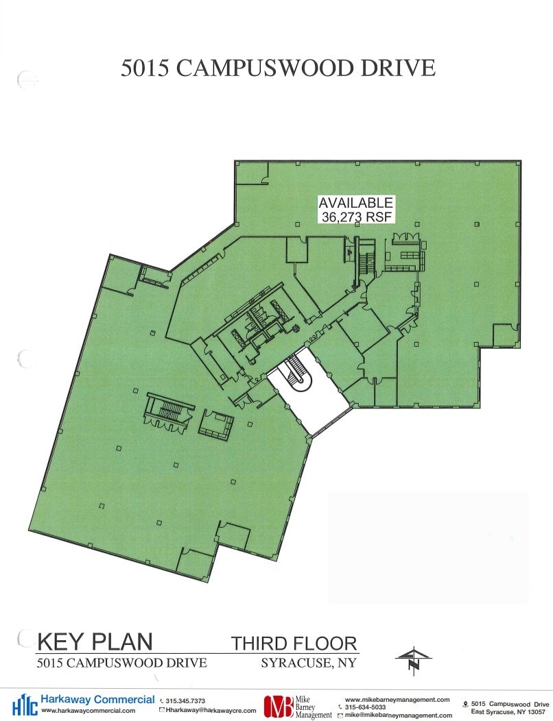 5015 Campuswood Dr, East Syracuse, NY à louer Plan d’étage– Image 1 sur 1