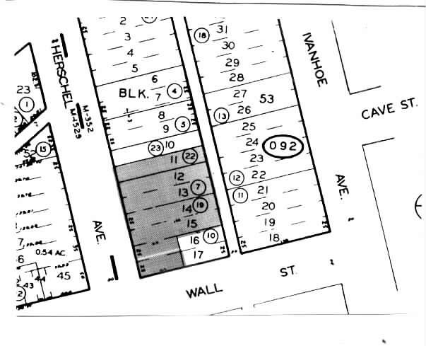 7911 Herschel Ave, La Jolla, CA à louer - Plan cadastral – Image 2 sur 15