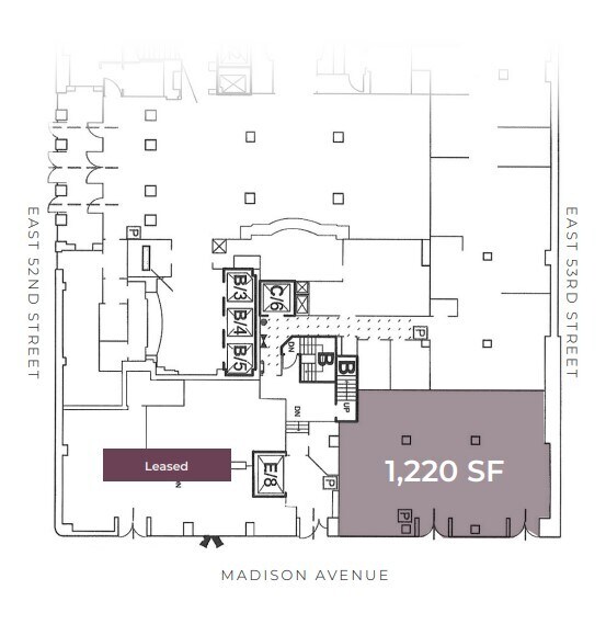 21 E 52nd St, New York, NY à louer Plan d’étage– Image 1 sur 1