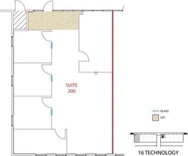 16 Technology Dr, Irvine, CA à louer Plan d’étage– Image 1 sur 1
