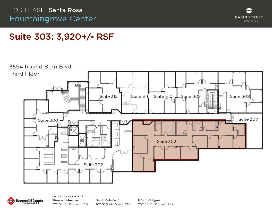3550 Round Barn Blvd, Santa Rosa, CA à louer Plan d’étage– Image 1 sur 1