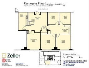 945 E Paces Ferry Rd NE, Atlanta, GA à louer Plan d’étage– Image 1 sur 1