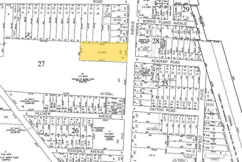 520 Speedwell Ave, Morris Plains, NJ à louer - Plan cadastral – Image 3 sur 3