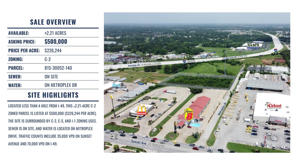 982 Metroplex Dr, Springdale, AR à vendre - Autre – Image 2 sur 6