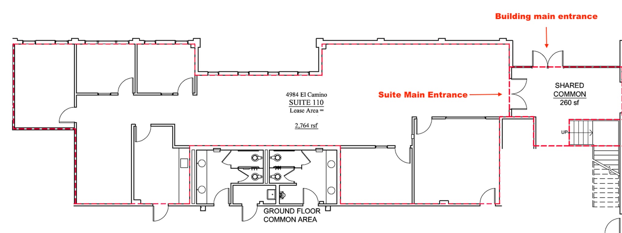 4984 El Camino Real, Los Altos, CA à louer Plan d’étage– Image 1 sur 1