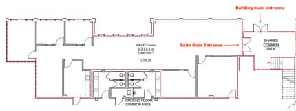 4984 El Camino Real, Los Altos, CA à louer Plan d’étage– Image 1 sur 1