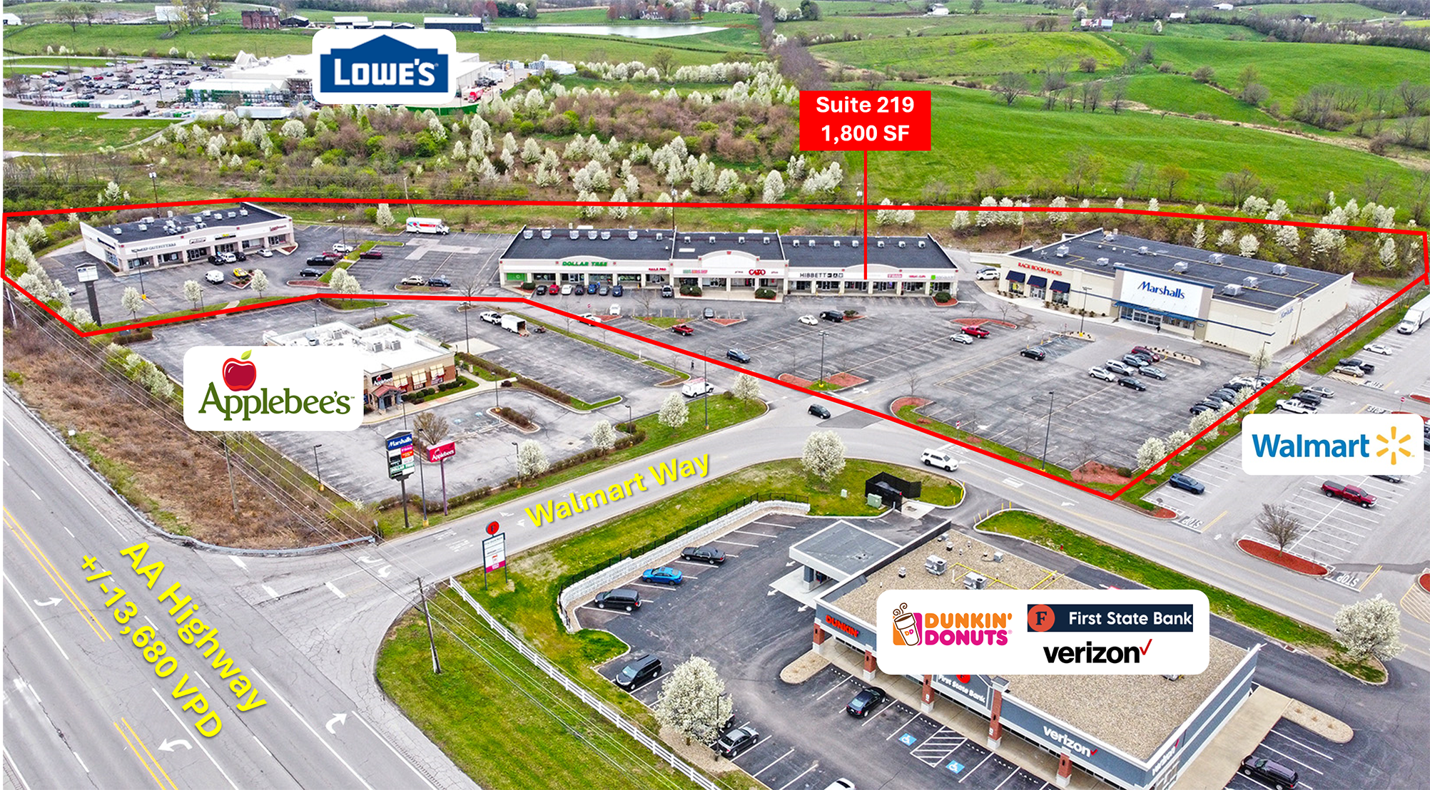 191-219 Wal Mart Way, Maysville, KY à louer Aérien– Image 1 sur 10