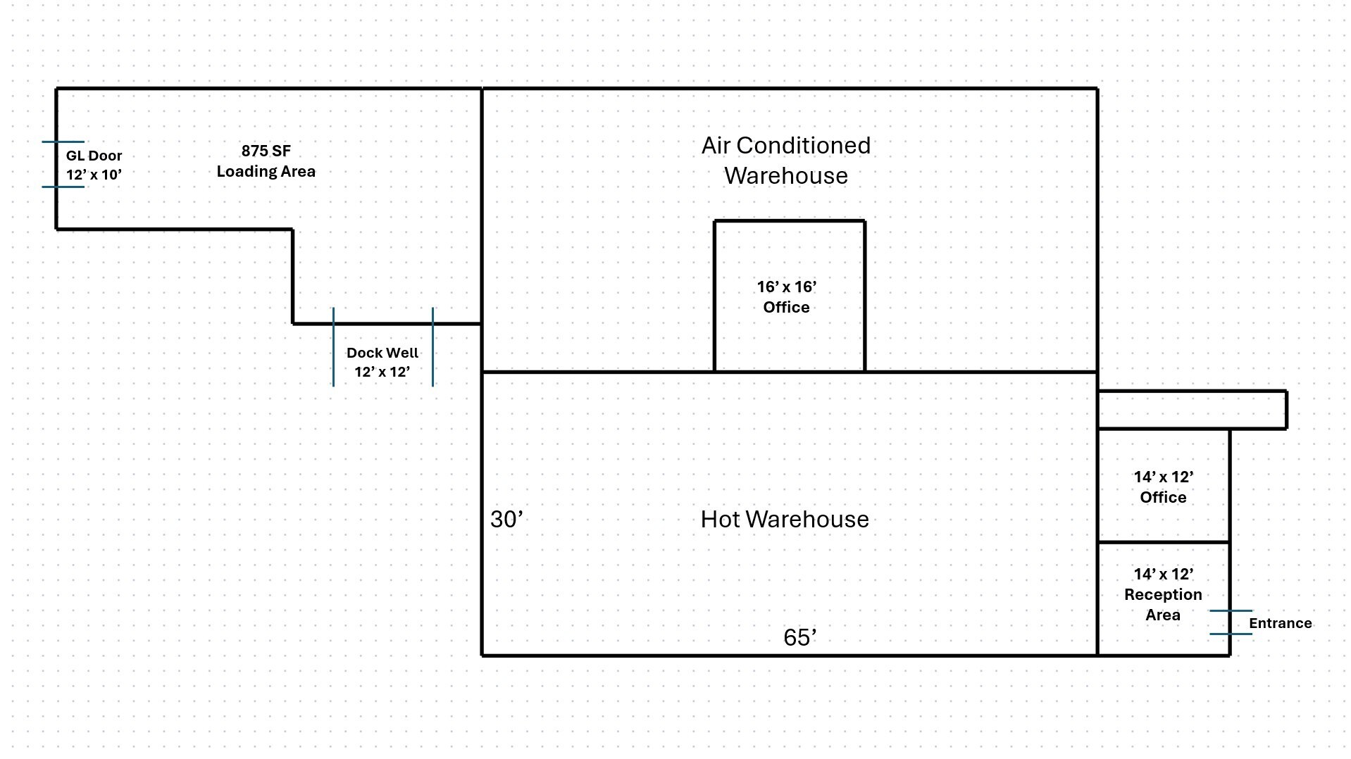 4739 Dacoma st, Houston, TX à louer Plan d’étage– Image 1 sur 1