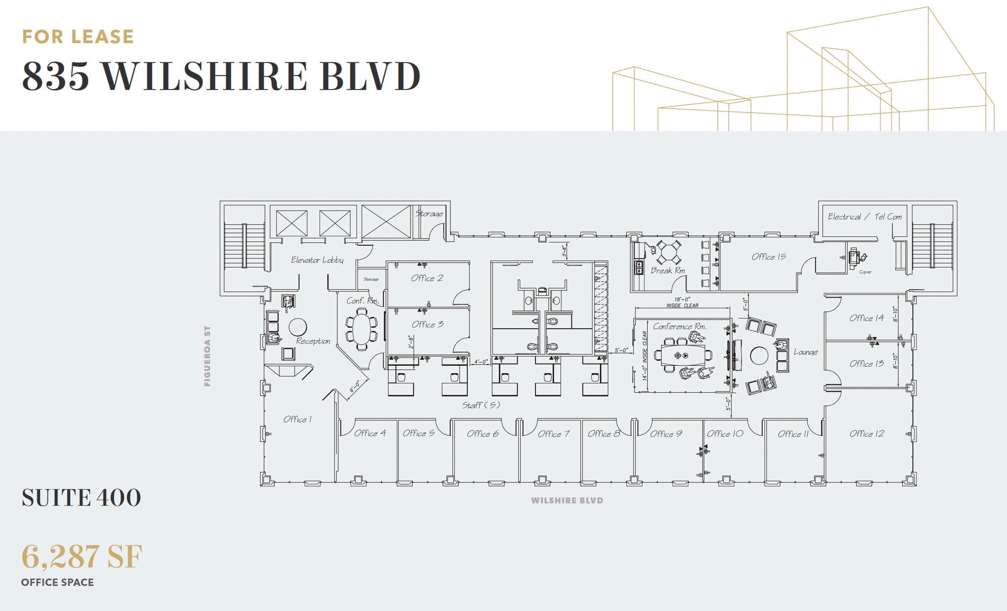835 Wilshire Blvd, Los Angeles, CA à louer Photo intérieure– Image 1 sur 1