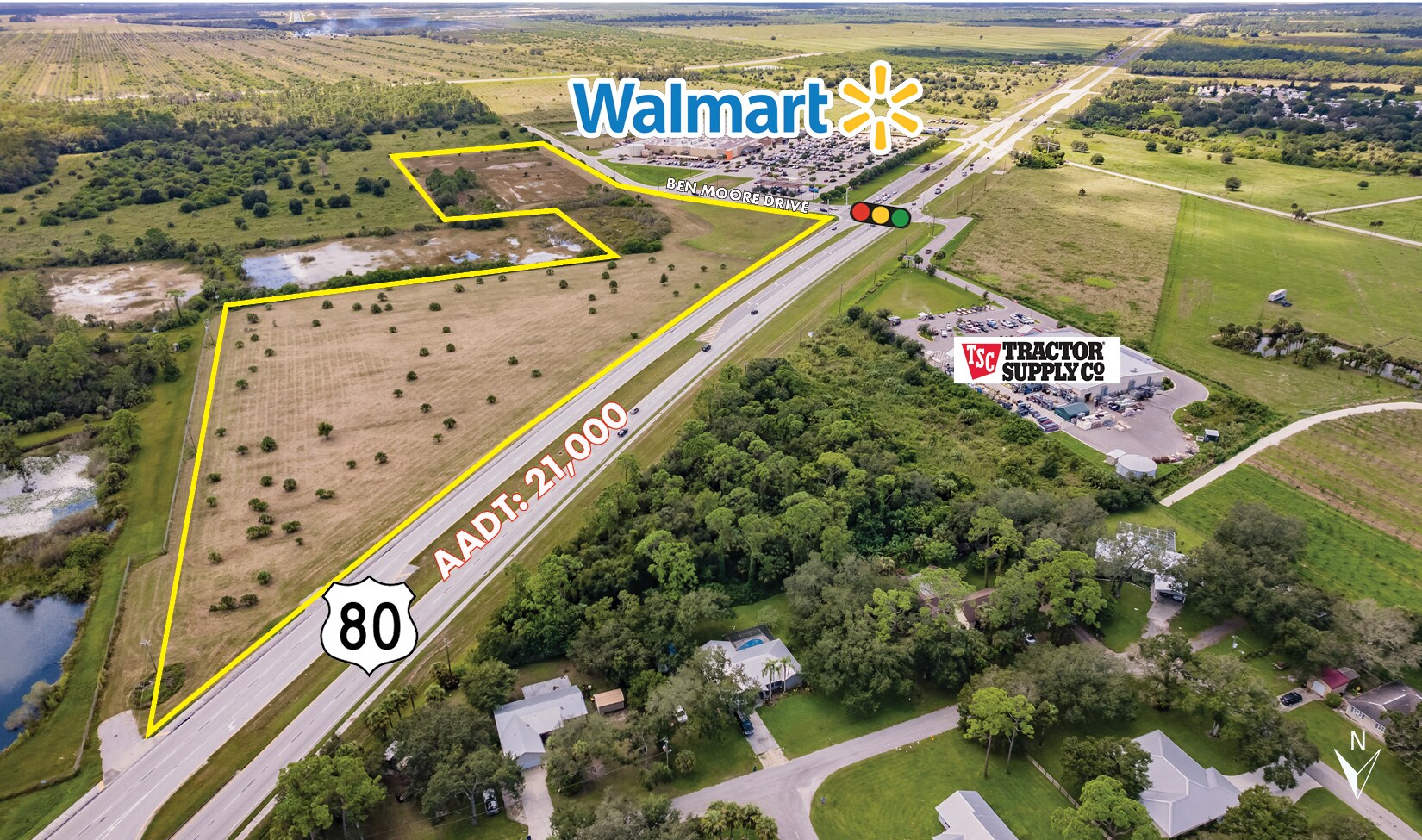 W. Hickpochee & SR-80, LaBelle, FL à vendre Aérien– Image 1 sur 7