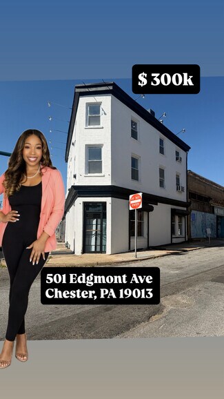 Plus de détails pour 501 Edgmont Ave, Chester, PA - Local commercial à vendre
