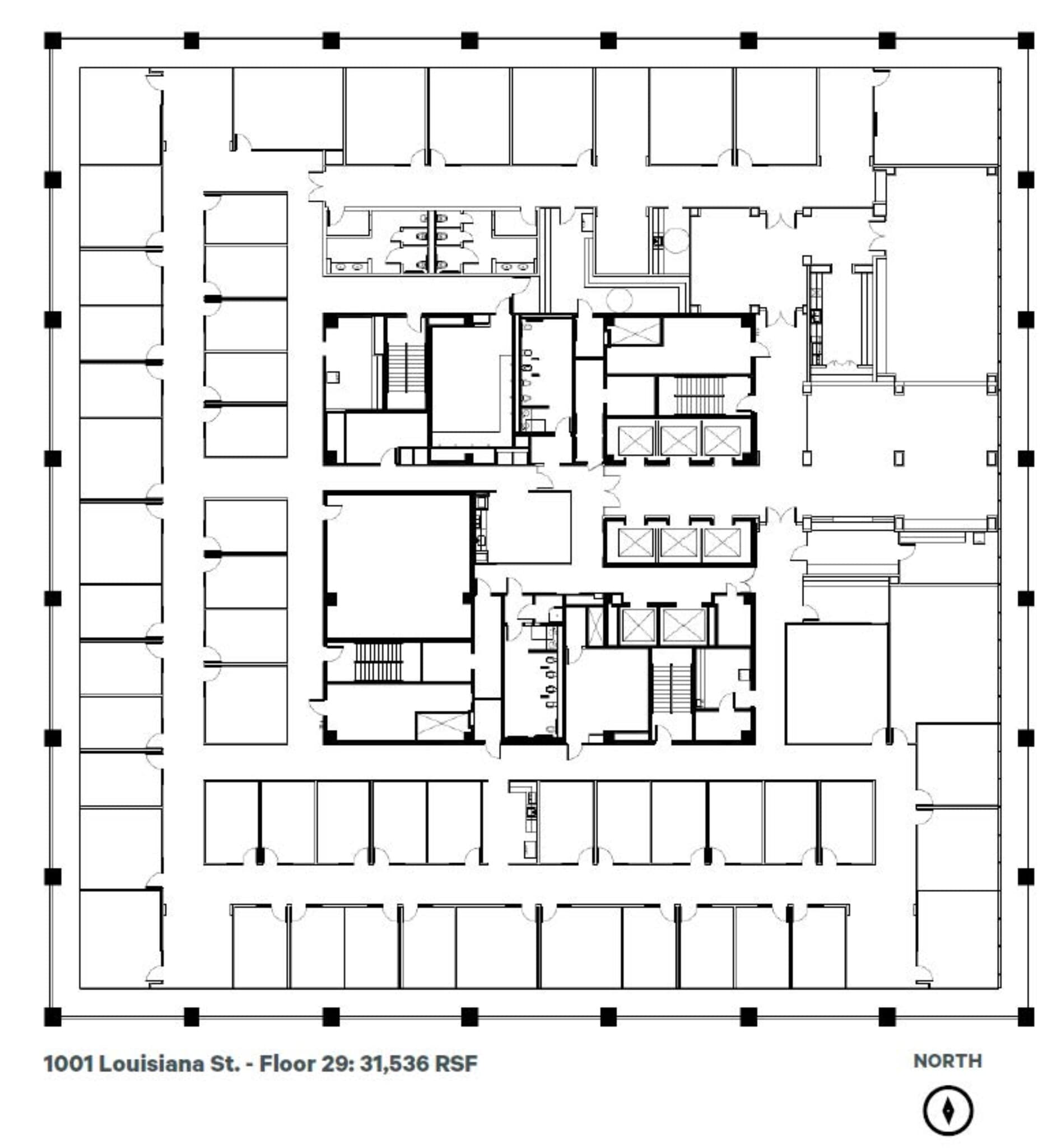 1001 Louisiana St, Houston, TX à louer Plan de site– Image 1 sur 1