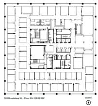 1001 Louisiana St, Houston, TX à louer Plan de site– Image 1 sur 1