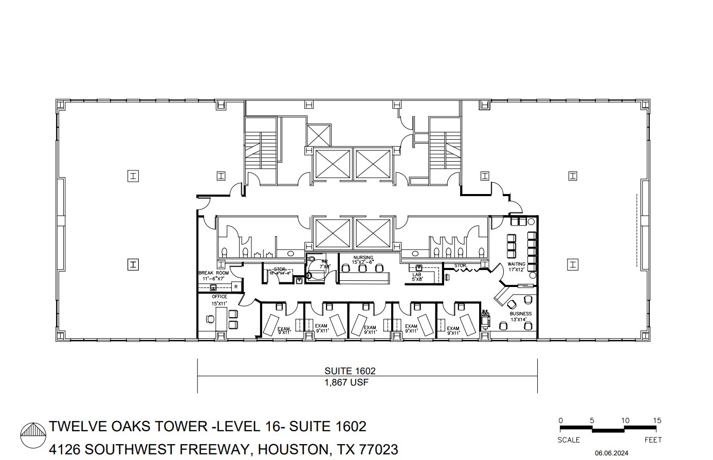 4126 Southwest Fwy, Houston, TX à louer Plan d’étage– Image 1 sur 1