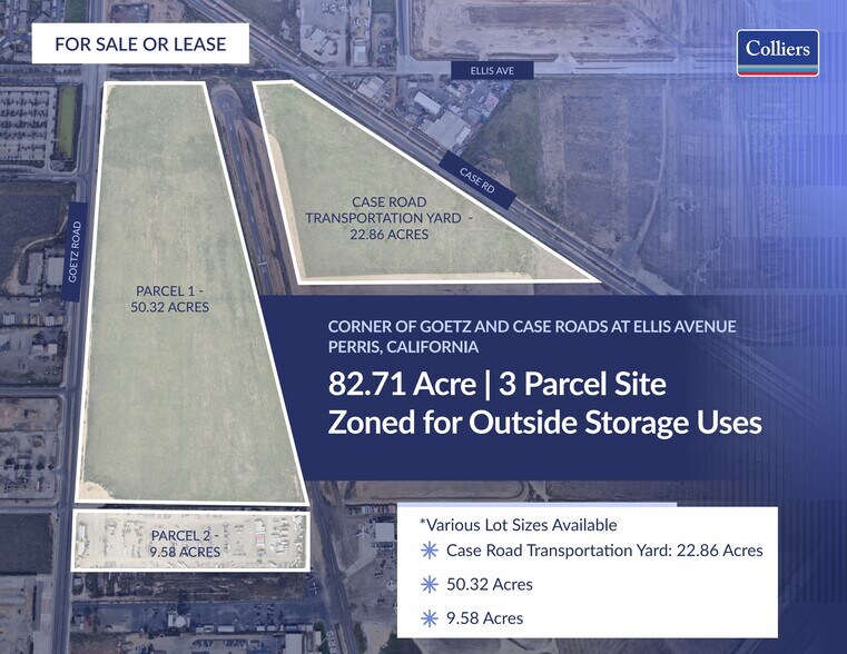 SWC Goetz & Case Rd, Perris, CA à vendre - Photo de l’immeuble – Image 1 sur 1