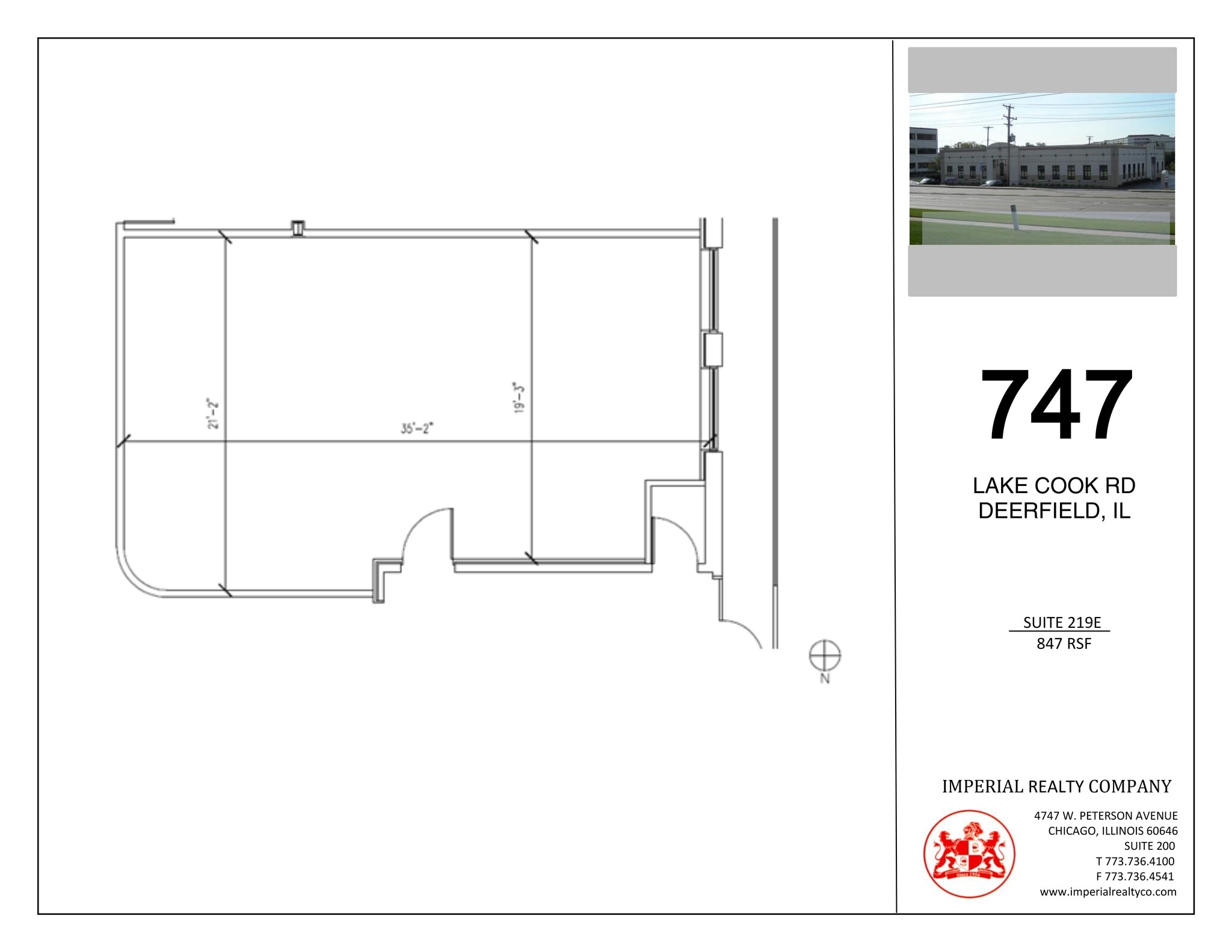 747 Lake Cook Rd, Deerfield, IL à louer Plan de site– Image 1 sur 4
