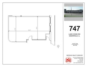 747 Lake Cook Rd, Deerfield, IL à louer Plan de site– Image 1 sur 4