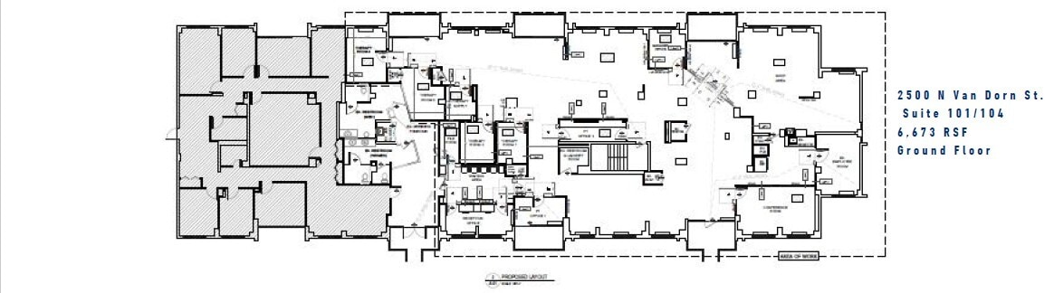 2500 N Van Dorn St, Alexandria, VA à louer Plan d’étage– Image 1 sur 1