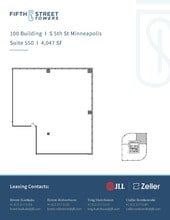 100 S 5th St, Minneapolis, MN à louer Plan d’étage– Image 1 sur 1