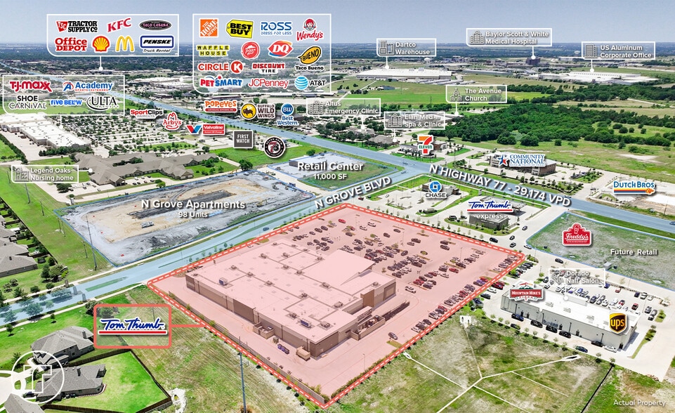 NEC North Grove & US 77, Waxahachie, TX à vendre - Photo de l’immeuble – Image 2 sur 6