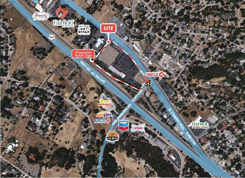 3980 El Camino Real, Atascadero, CA à louer Photo de l’immeuble– Image 1 sur 5