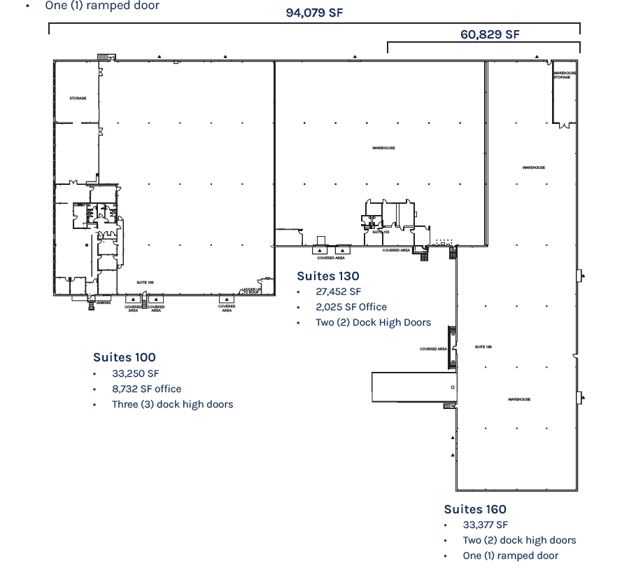 1170-1180 109th St, Grand Prairie, TX à louer Plan d’étage– Image 1 sur 1