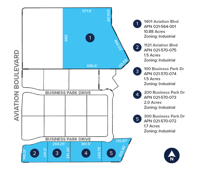 200 Business Park Dr, Lincoln, CA à vendre - Plan cadastral – Image 2 sur 2