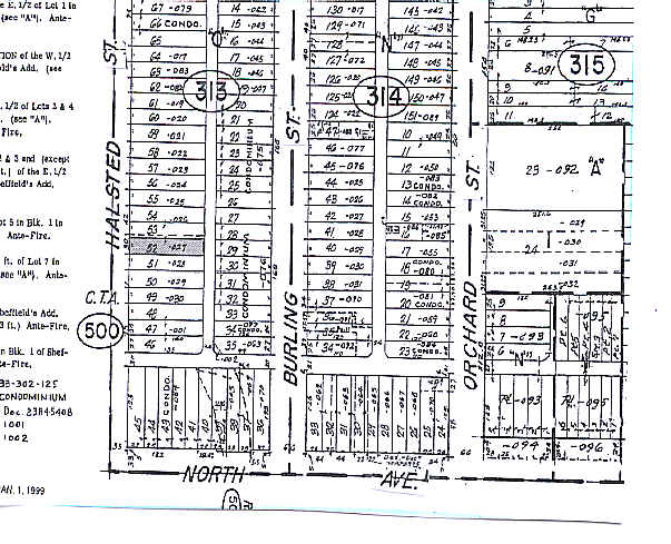 1631 N Halsted St, Chicago, IL à vendre - Plan cadastral – Image 3 sur 12