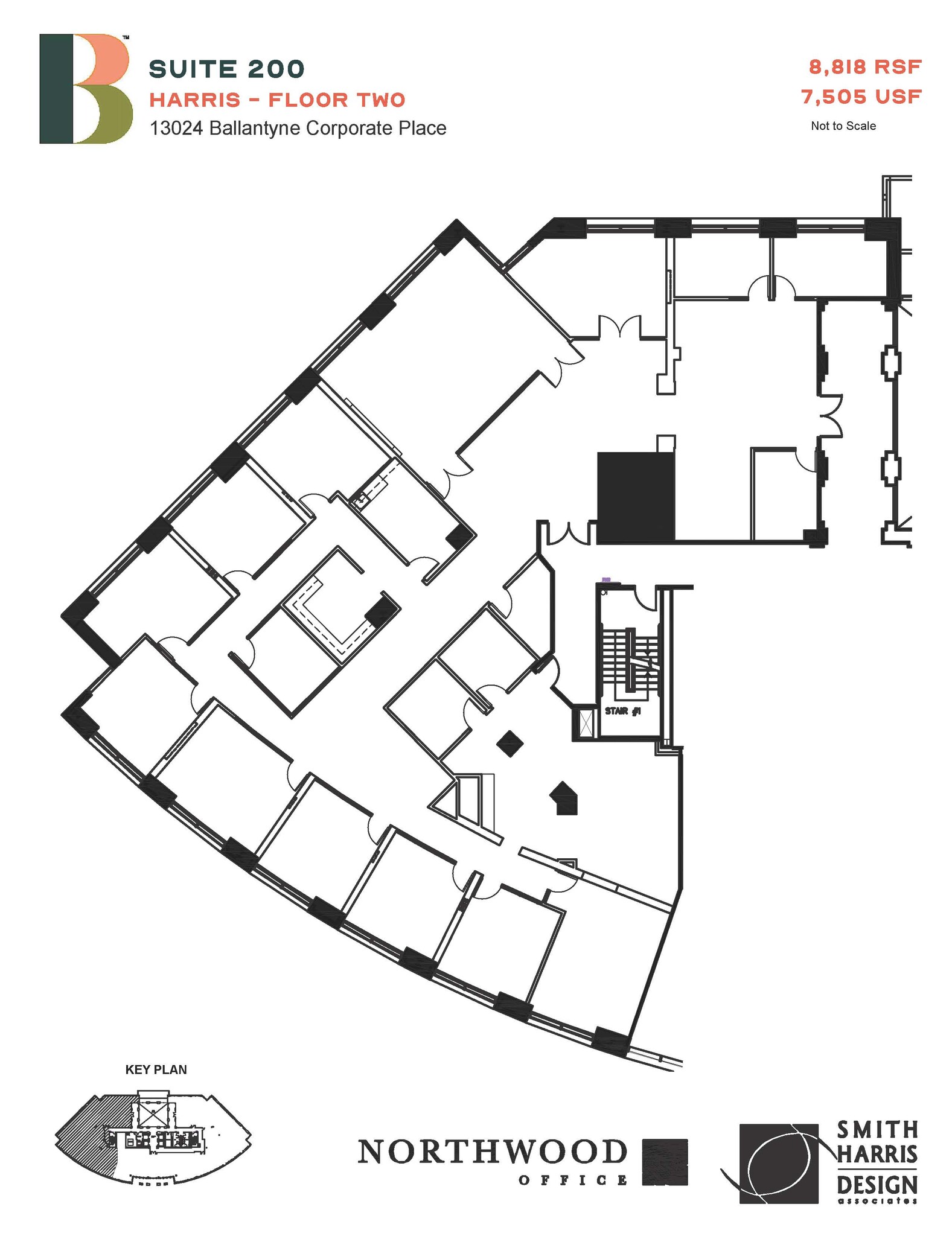 13024 Ballantyne Corporate Pl, Charlotte, NC à louer Plan d’étage– Image 1 sur 1