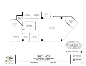 12001 N Central Expy, Dallas, TX à louer Plan d’étage– Image 1 sur 1