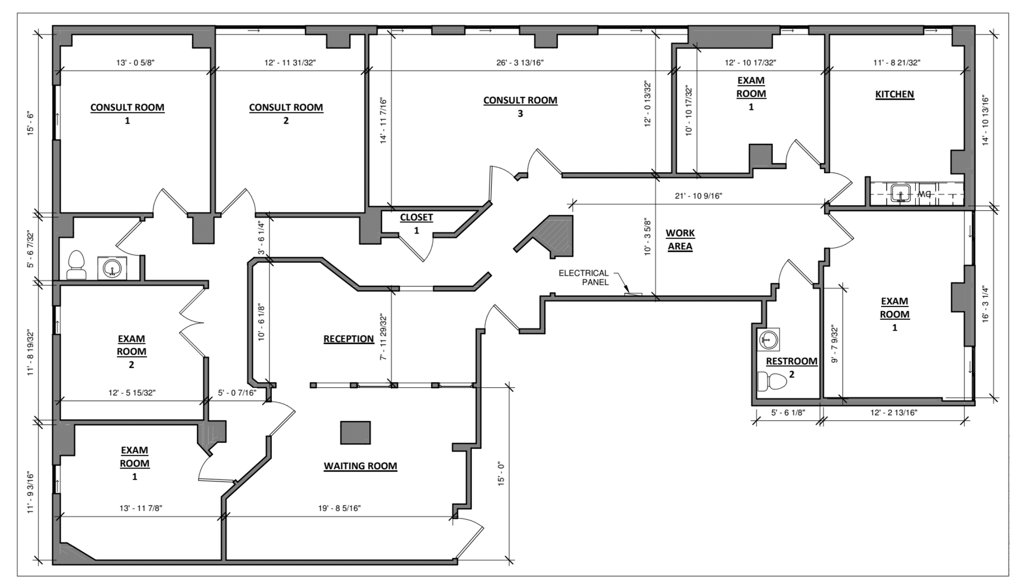 140 Prospect Ave, Hackensack, NJ à louer Plan d’étage– Image 1 sur 1