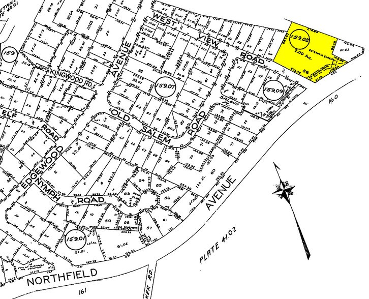 405 Northfield Ave, West Orange, NJ à louer - Plan cadastral – Image 2 sur 2