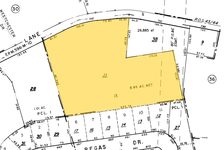 710 E McGlincy Ln, Campbell, CA à louer - Plan cadastral – Image 1 sur 2
