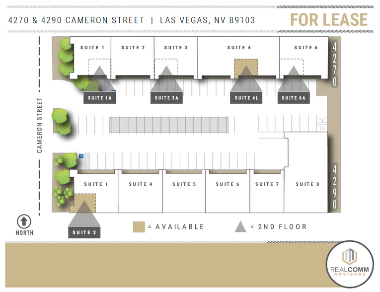 4290 Cameron St, Las Vegas, NV à louer - Plan de site – Image 2 sur 5