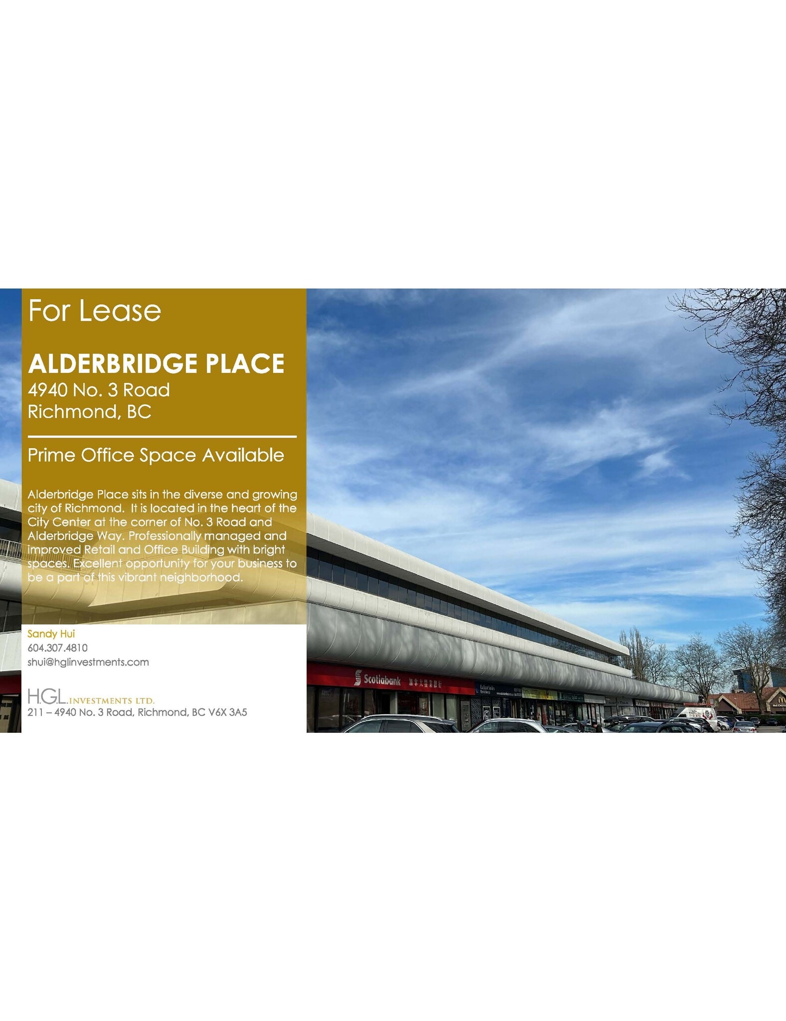 4940 No 3 Rd, Richmond, BC à louer Photo intérieure– Image 1 sur 2