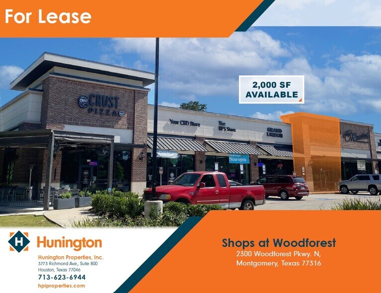 2300 Woodforest Pky, Montgomery, TX à louer - Photo de l’immeuble – Image 1 sur 1