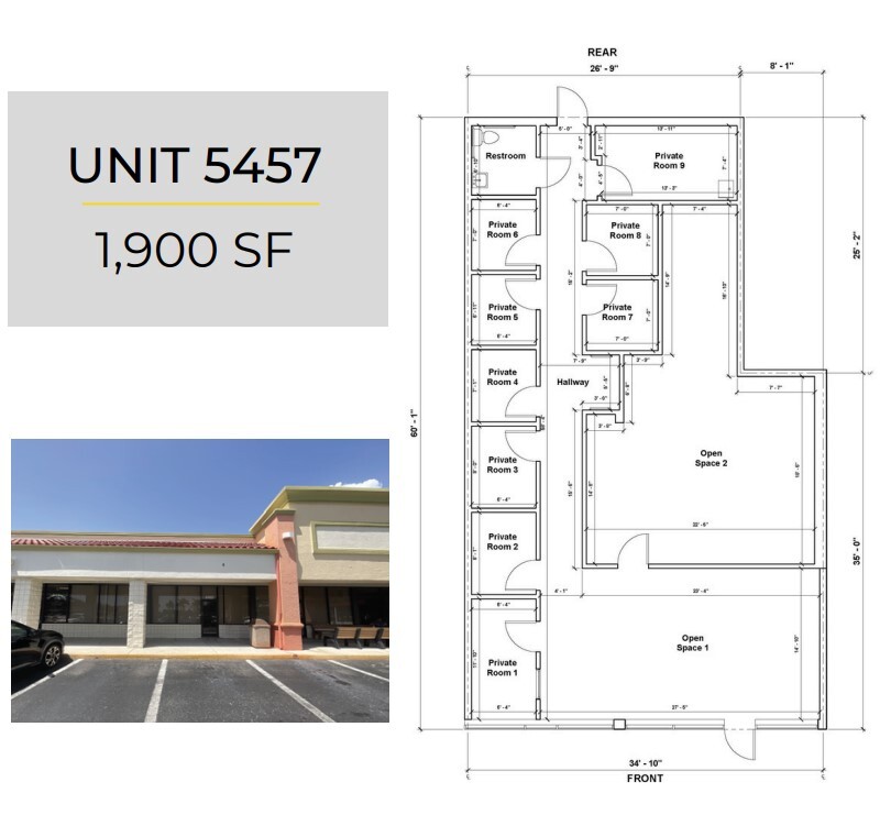 5311-5461 Airport Pulling Rd N, Naples, FL à louer Plan d’étage– Image 1 sur 1