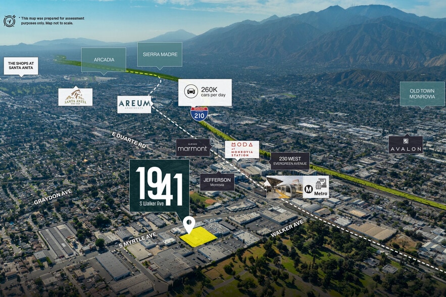 1941 S Walker Ave, Monrovia, CA à vendre - Aérien – Image 2 sur 9