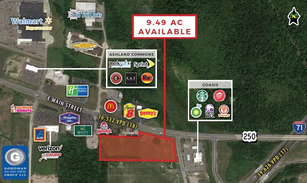 725 US Highway 250, Ashland, OH à vendre - Photo de l’immeuble – Image 2 sur 9