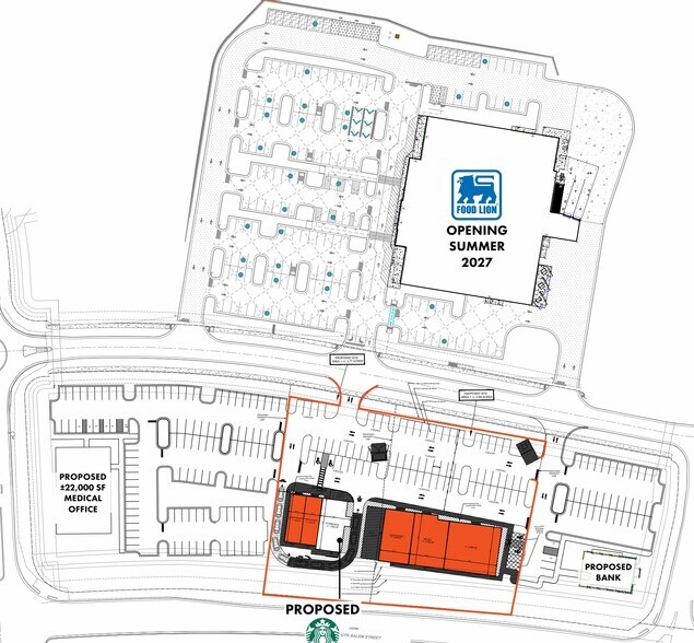 1200 S Salem St, Apex, NC à louer - Plan de site – Image 1 sur 3