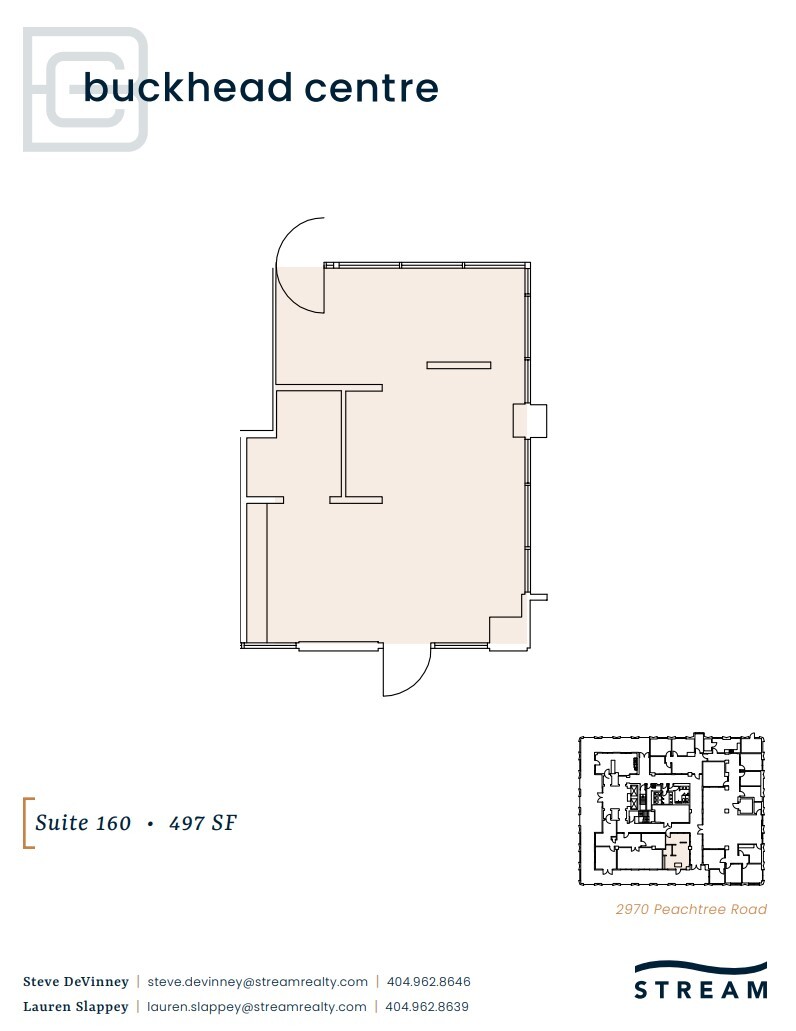 2970 Peachtree Rd NW, Atlanta, GA à louer Plan d’étage– Image 1 sur 1