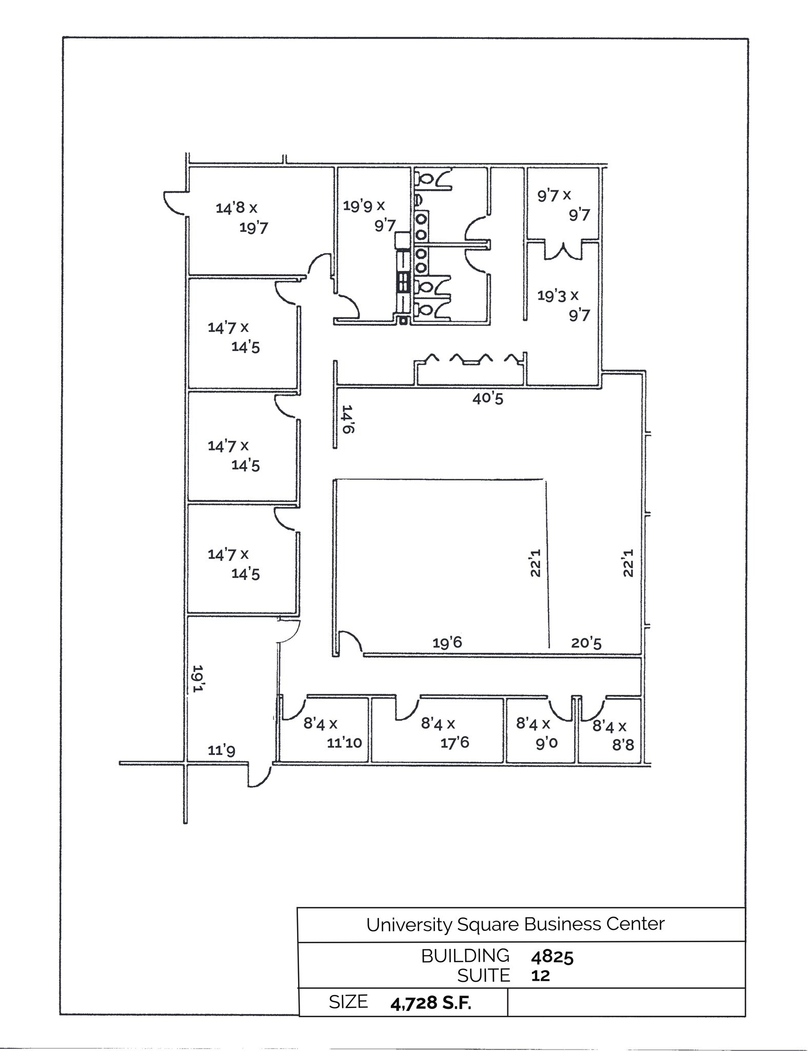 4910 University Sq, Huntsville, AL à louer Plan de site– Image 1 sur 1