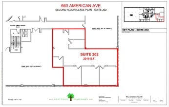 660 American Ave, King Of Prussia, PA à louer Plan d’étage– Image 1 sur 1