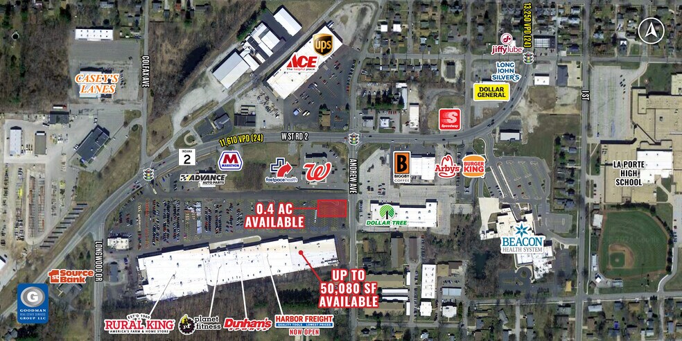1340 W State Rd 2, La Porte, IN à louer - Aérien – Image 2 sur 8