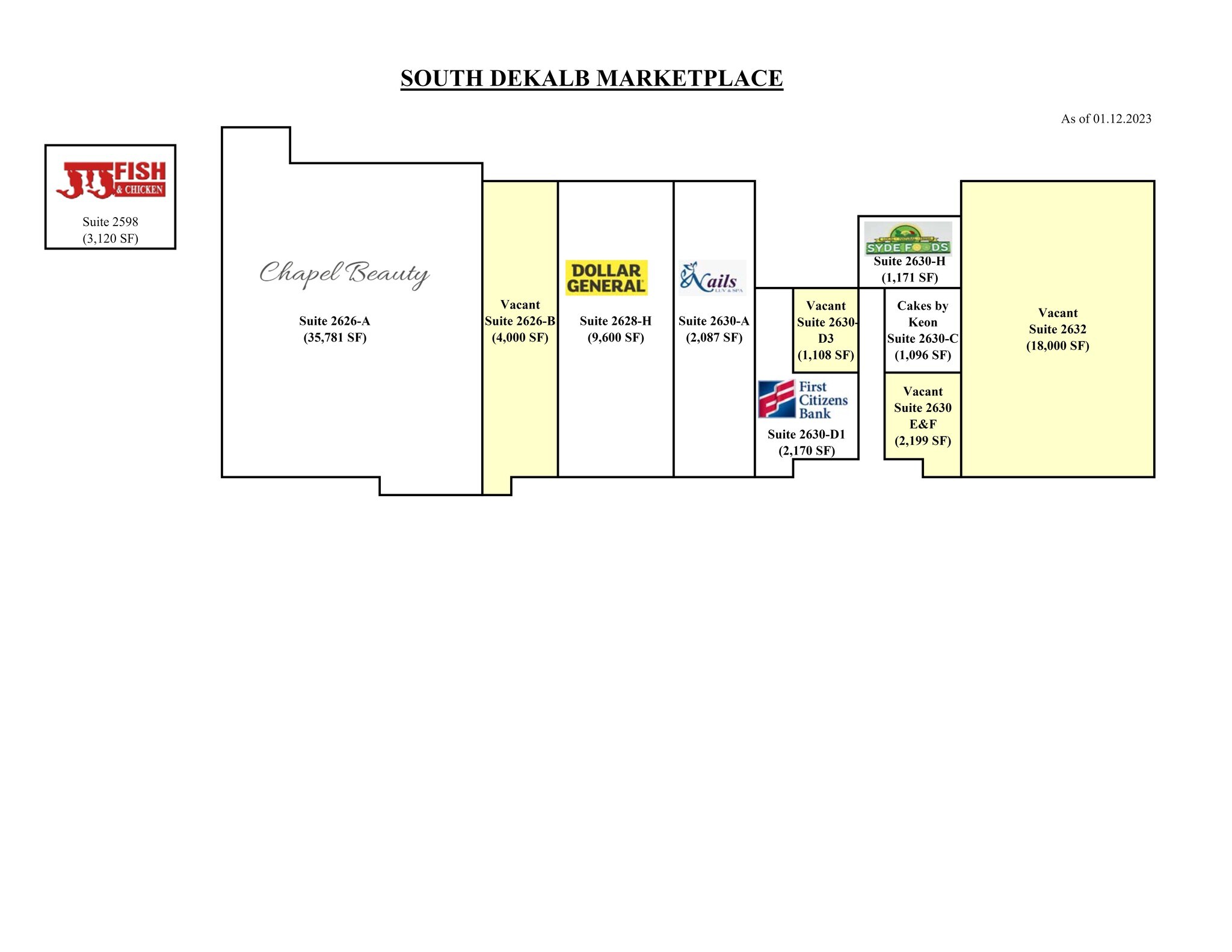 2626 Rainbow Way, Decatur, GA à louer Plan de site– Image 1 sur 10