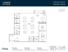 800 Gesco St, Charlotte, NC à louer Plan d’étage– Image 1 sur 1