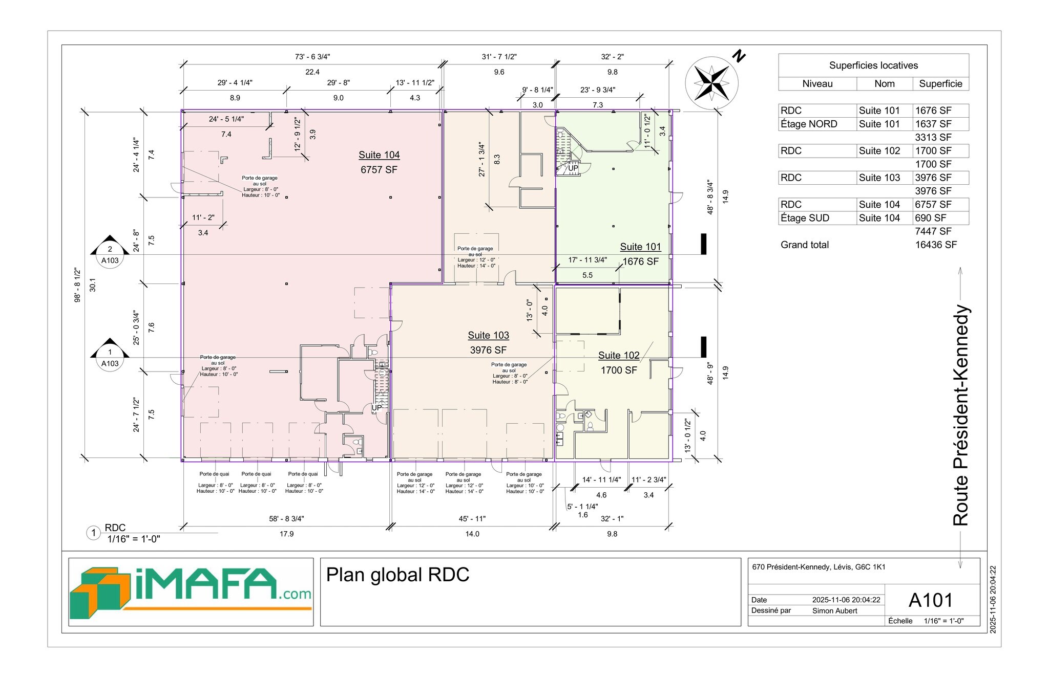 670 Rte Du Président-Kennedy, Lévis, QC à louer Plan de site– Image 1 sur 1